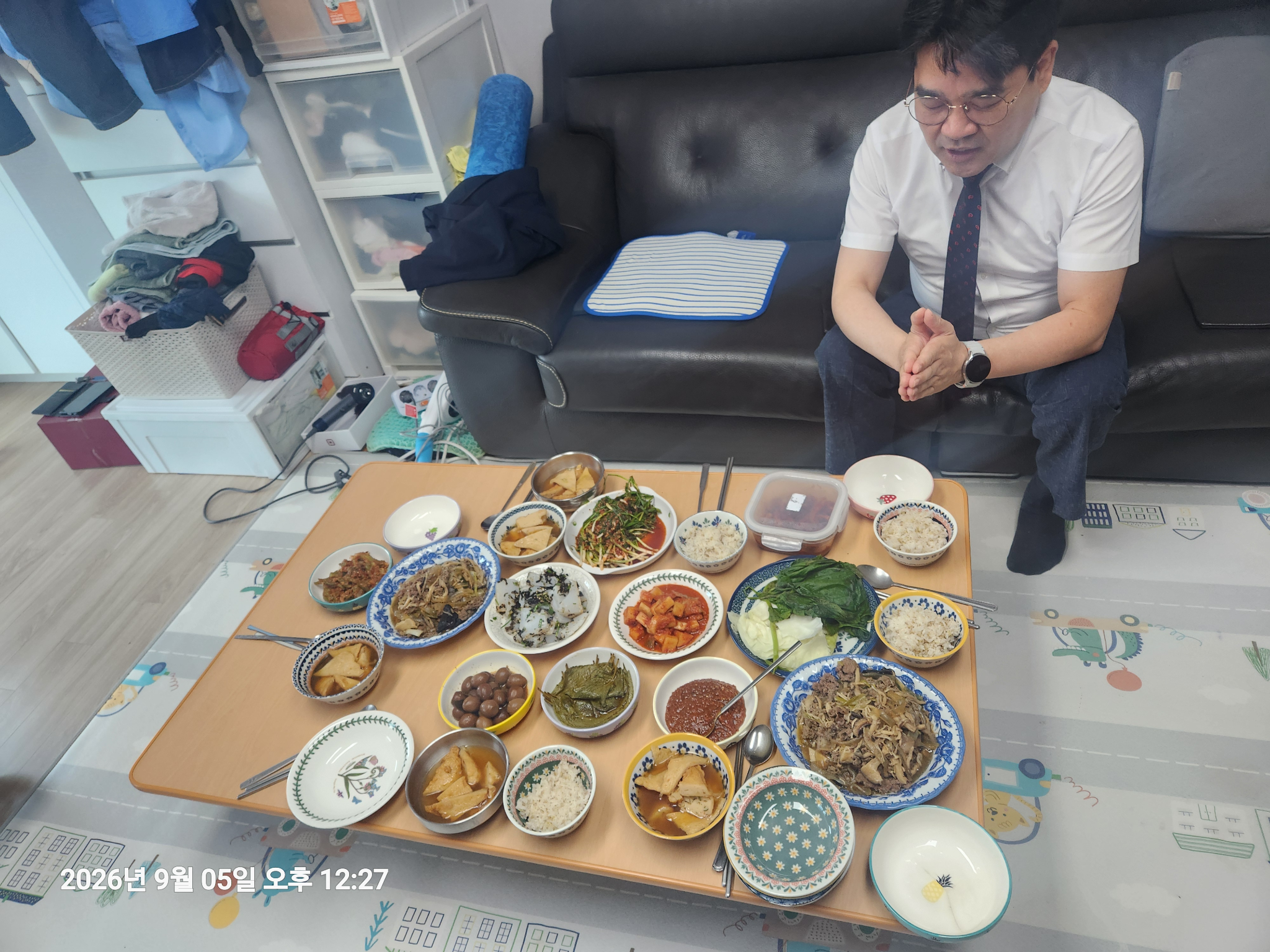 정수현 자매 가정 심방 및 식사교제